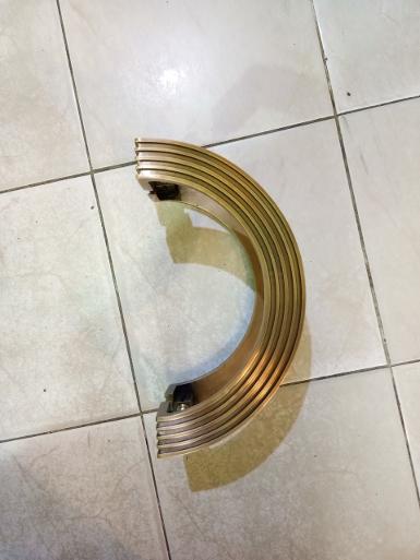 Brass Door Handle Item Code AC.068D size wide 38 mm.thickness 9 mm.high 50 mm.