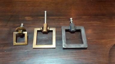 Brass Handle Item code F.017B size wide 62 x 62 mm.deep 26 mm.