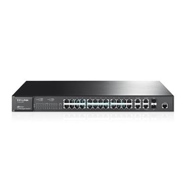 TP-LINK TL-SL5428E 24-Port Layer 2 Managed Ethernet Switch w/ 4x Gigabit Ports & 2x Combo SFP Slots