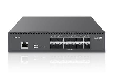 EnGenius ECS5512F Cloud 12-Port 10 Gigabit SFP+ Half-Rack Aggregate Fiber Switch