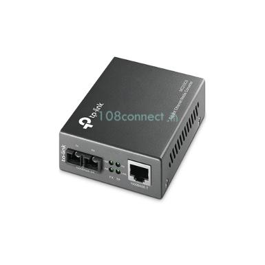 TP-LINK MC210CS 1000Mbps RJ45 to 1000Mbps single-mode SC fiber Converter, Full-duplex, up to 15Km