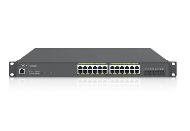 EnGenius ECS1528P Cloud 24-Port Gigabit 240W PoE+ Switch, 4 x 10G SFP+