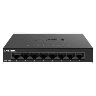 D-LINK DGS-108GL 8 Port Gigabit Metal Unmanaged Desktop Switch