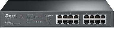 TP-LINK TL-SG1016PE 16-Port Gigabit Easy Smart PoE Switch with 8-Port PoE