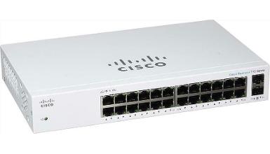 CISCO CBS110-24T-EU CBS110 Unmanaged 24-port Gigabit, 2x1G SFP Shared