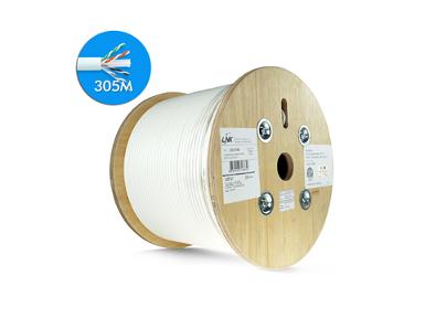 LINK US-9146 CAT 6A UTP SUPER XG ( 750 MHz ) CABLE 305M./Box(White)