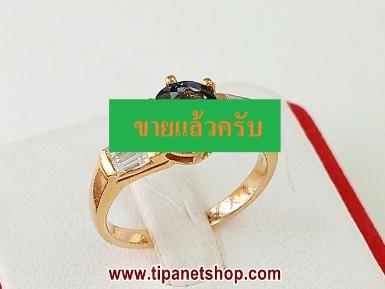 TN22511 แหวนไพลินบ่าเพชร ไซท์ 52