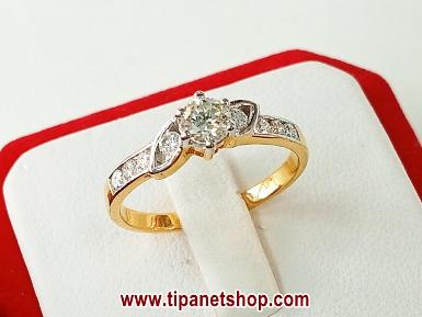 TN25375 แหวนชูบ่าเพชร ไซท์ 51